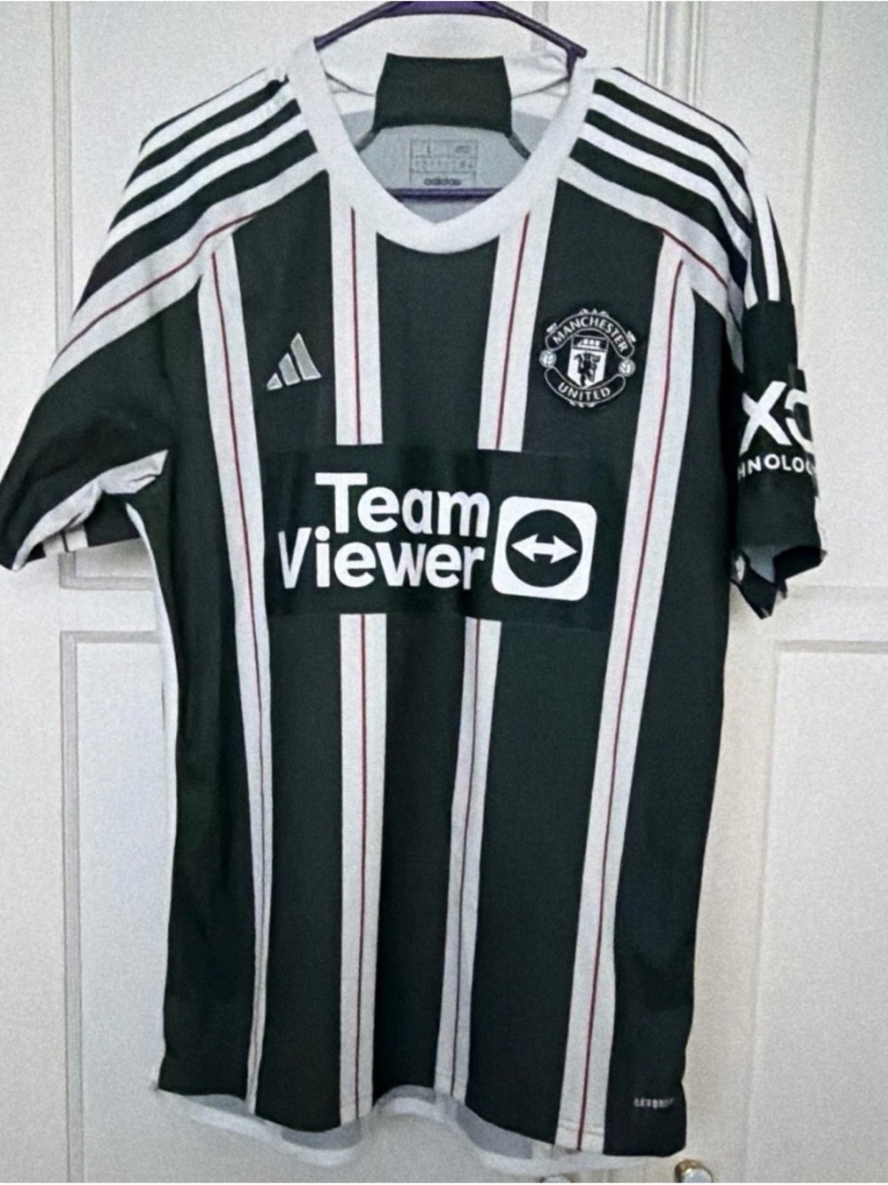 Manchester United TeamViewer Jersey #24 Customized Name ‘Rachel’ on back